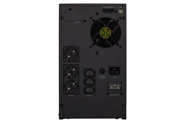 ИБП 2E PS3000L, 3000VA/2400W, на внешние АКБ 4*12В, USB, 3xSchuko+3xC13