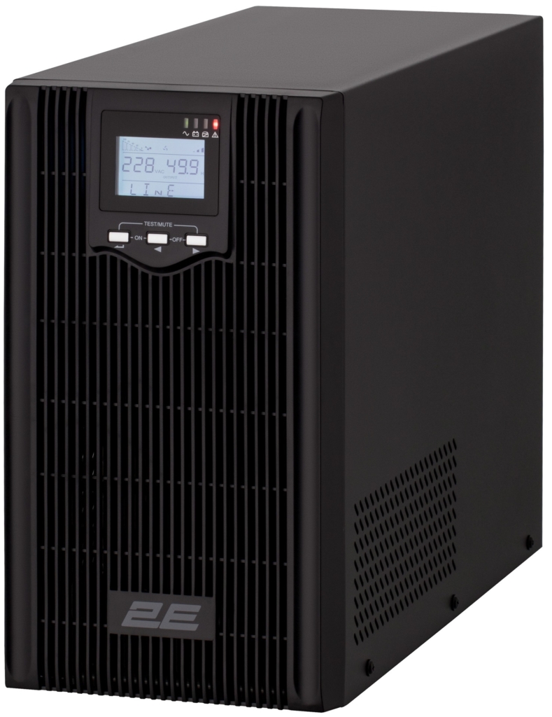 2E PS3000L, 3000VA/2400W, DC 48V, 3xSchuko+3xC13