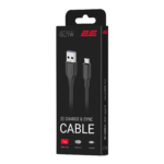 Кабель USB-A > microUSB зарядки/синхронизации 2E, 1м, Glow, черный