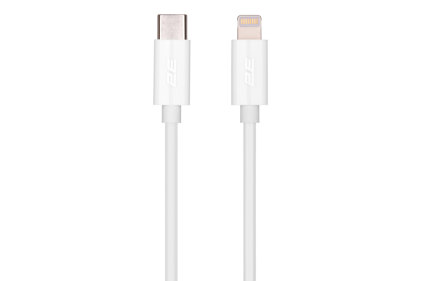 2E Кабель USB-C – Lightning Glow 1m White