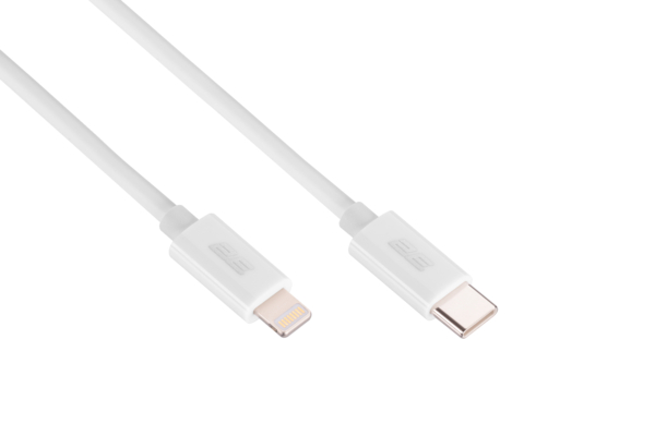 2E Кабель USB-C – Lightning Glow 1m White