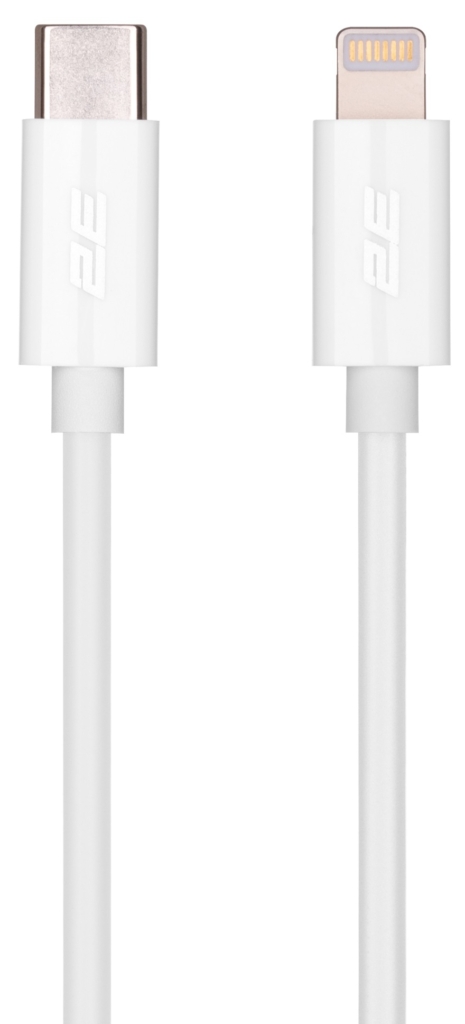2E Кабель USB-C – Lightning Glow 1m White