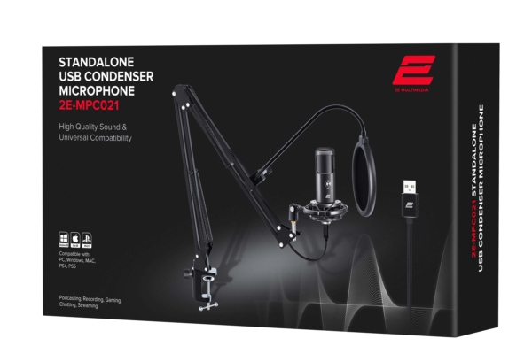 2Е MPC021 Streaming PC Microphone, USB