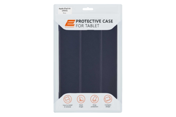 2E Basic case for iPad Air 10.9″ (Gen 5, 2022), Flex, Navy