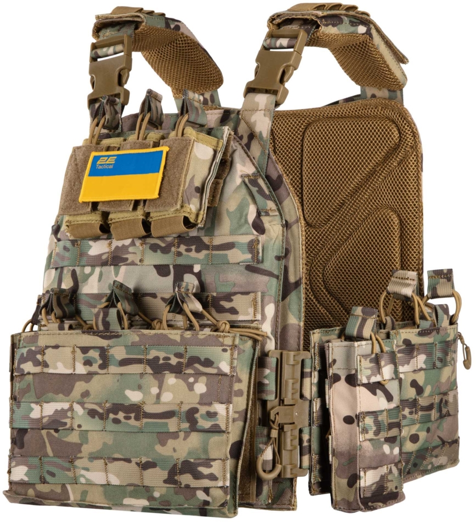2E Tactical Плитоноска, Тип 4, Assault, быстрый сброс, камуфляж