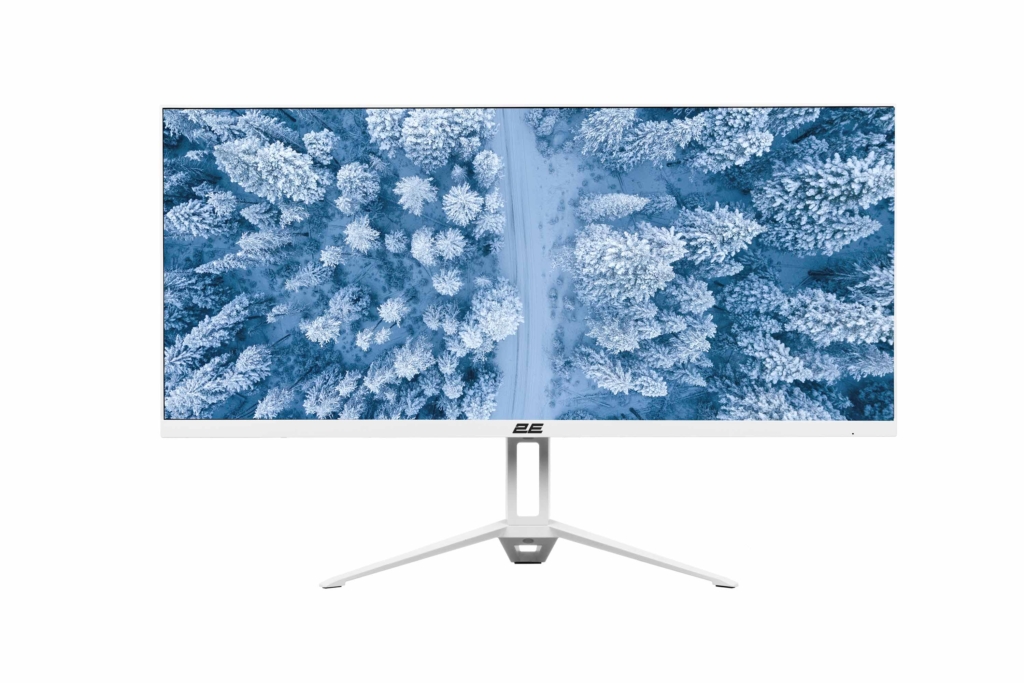 Монітор 2E 25.7″ D2621W HDMI, DP, Audio, IPS, 2560×1080, 21:9, 75Hz, FreeSync, White