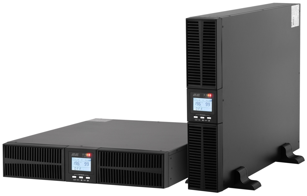 ИБП 2E SD10000RTL, 10kVA/10kW, RT2U, LCD, USB, на внешние АКБ, Terminal in&out