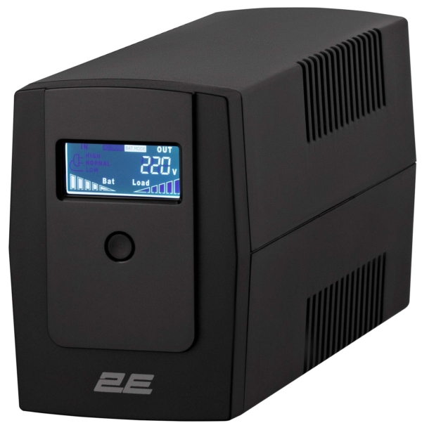 2E DD850, 850VA/480W, LCD, USB, 2xSchuko