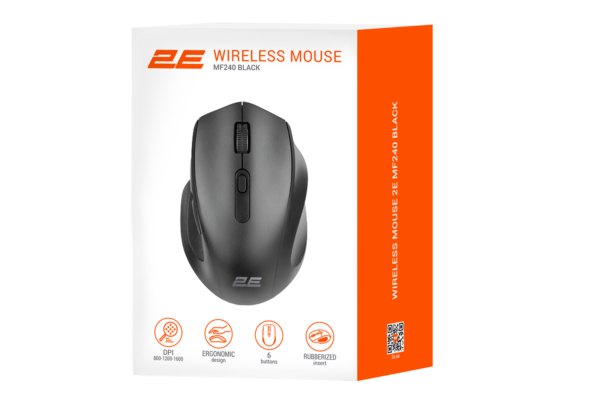 Mouse 2E MF240 Silent, WL, black