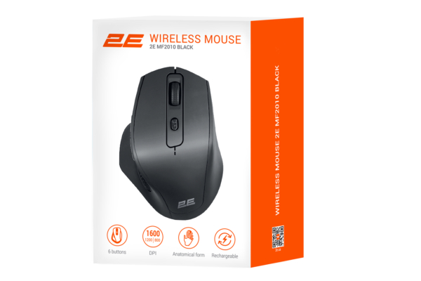 Mouse 2E MF2010 Rechargeable, WL, black