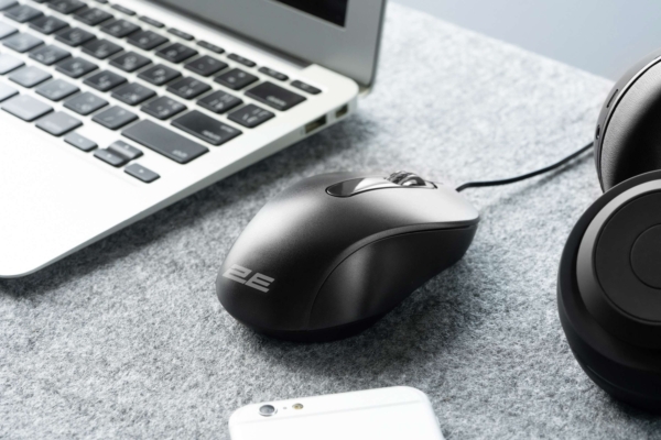 Мышь 2E MF160, USB-A, чорний