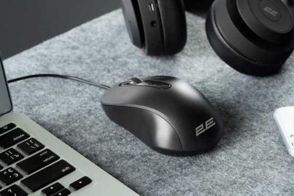 Мышь 2E MF160, USB-A, чорний