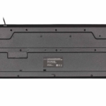 2E Keyboard membrane KM1040 104key, USB-A, EN/UK/RU, black