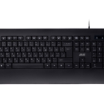 Клавиатура мембранная 2E KS109 104key, USB-A, EN/UK/RU, чёрный