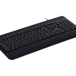 Клавиатура мембранная 2E KS109 104key, USB-A, EN/UK/RU, чёрный