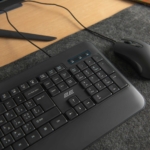 Клавиатура мембранная 2E KS109 104key, USB-A, EN/UK/RU, чёрный