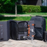 2E portable solar panel, 36 W, USB-С 20W, USB-A 18W