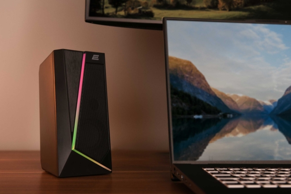 Акустическая система 2E PCS233 RGB, 2.0, USB, Black