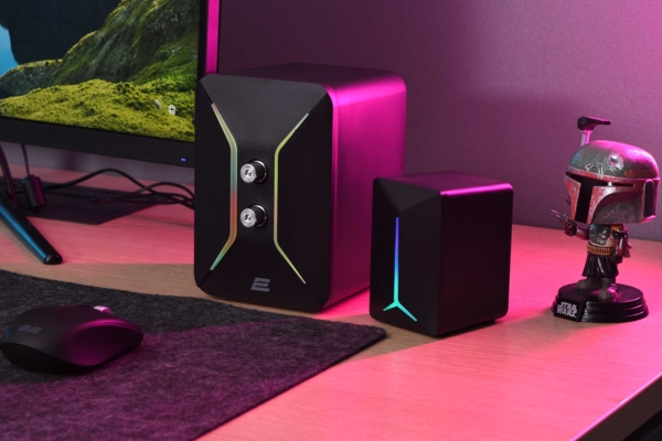 Акустическая система 2E PCS301 RGB, 2.1, USB, Black
