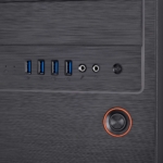 Корпус 2E Alfa E1802 без БП 4xUSB3.0, VGA 320мм ATX чёрный