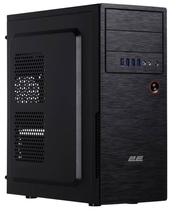 Корпус 2E Alfa E1802 без БП 4xUSB3.0, VGA 320мм ATX чёрный