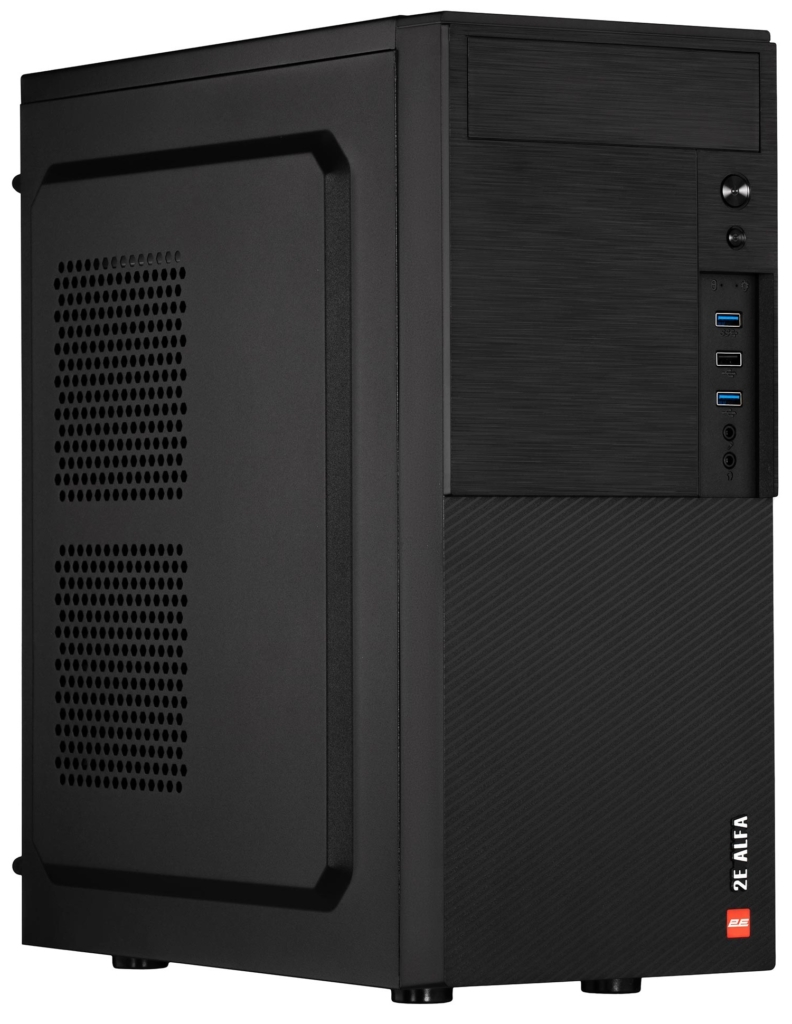 Корпус 2E Alfa E1903U-400 с БП 2E ATX400W 2xUSB3.0, 1xUSB2.0 VGA 320мм ATX чёрный