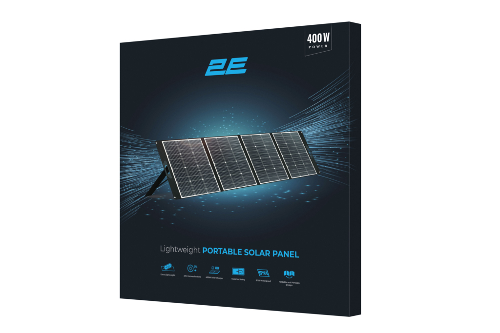 Lightweight portable solar panel 2E 400W, 4S, 3M MC4/Anderson/XT60