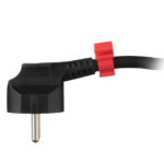 2E Power Strip 4хType F, 3х1.5mm2, 16A, on reel, 20m, black-blue