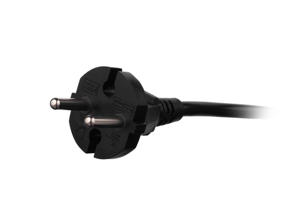 2E Power Strip 1хType C, 2х1mm2, 10A, 10m, black