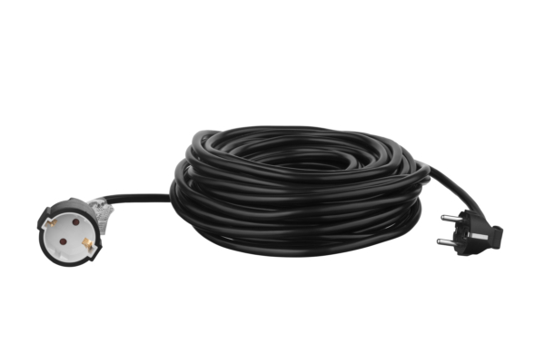 2E Power Strip 1хType F, 3х1.5mm2, 16A, 20m, black