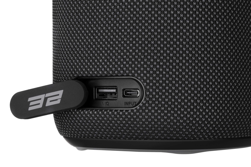 Portable Speaker 2E SoundXDrum TWS, Wireless, Waterproof Black