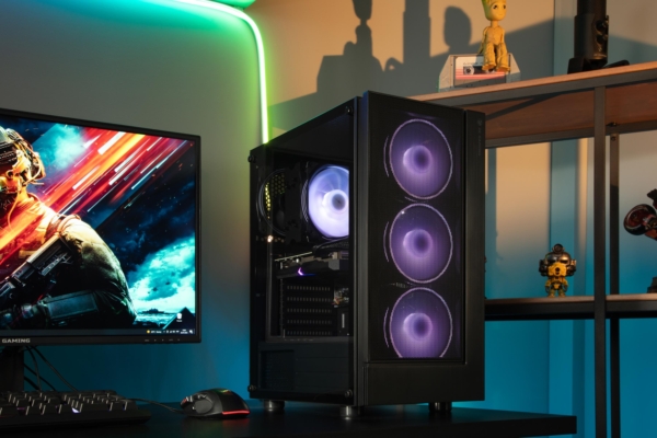 2E 2E PC Complex Gaming AMD R5-5600, 16Gb, F1TB, NVD3050-8, B550, G3301, 600W, Win11