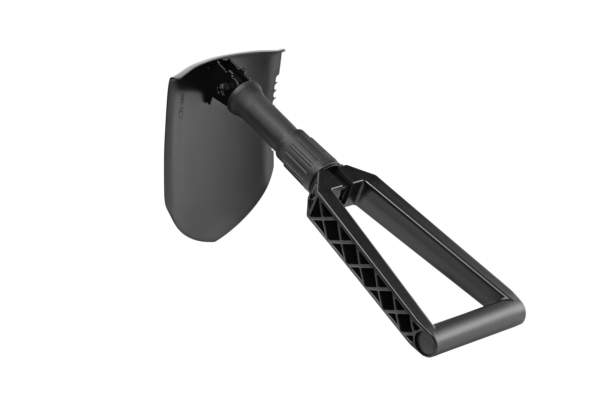 2E Tactical Лопата тактическая Fox One Black складная, 59 см, 1.1 кг