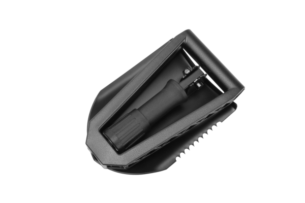 2E Tactical Лопата тактическая Fox One Black складная, 59 см, 1.1 кг