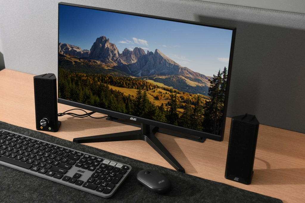 Монітор 2E 21.5″ A2222B D-Sub, HDMI, MM, VA, 75Hz