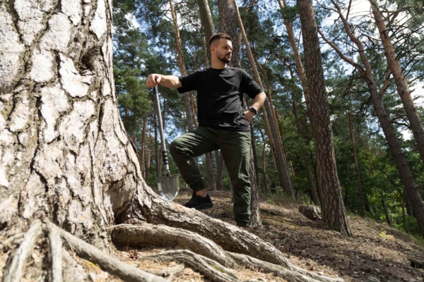 2E Tactical Лопата-мультитул тактична Mahura Steel Gray розбірна, 23в1, з сумкою у комплекті, 107 см макс., 1.5 кг