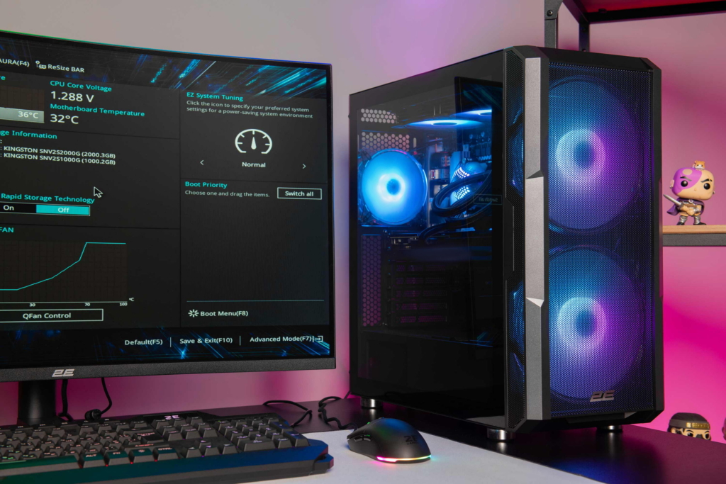 2E 2E PC Complex Gaming Intel i7-13700F, 16Gb, F1TB, NVD3060-12, B660, 2E-GW05, 750W, FreeDos