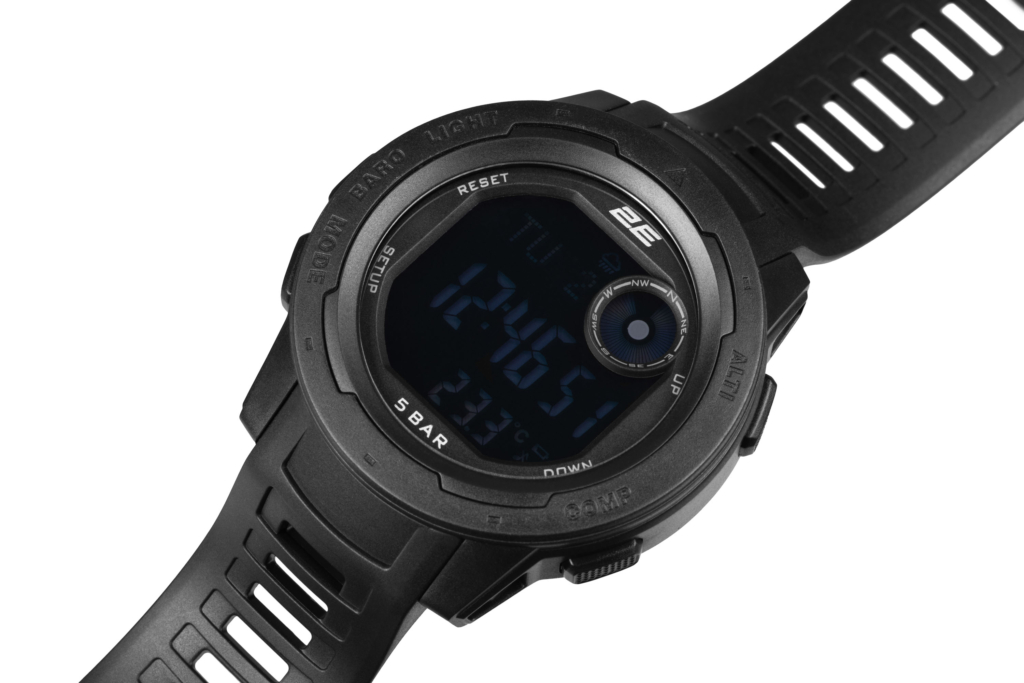 Тактические часы 2E Delta X Black с компасом и шагомером