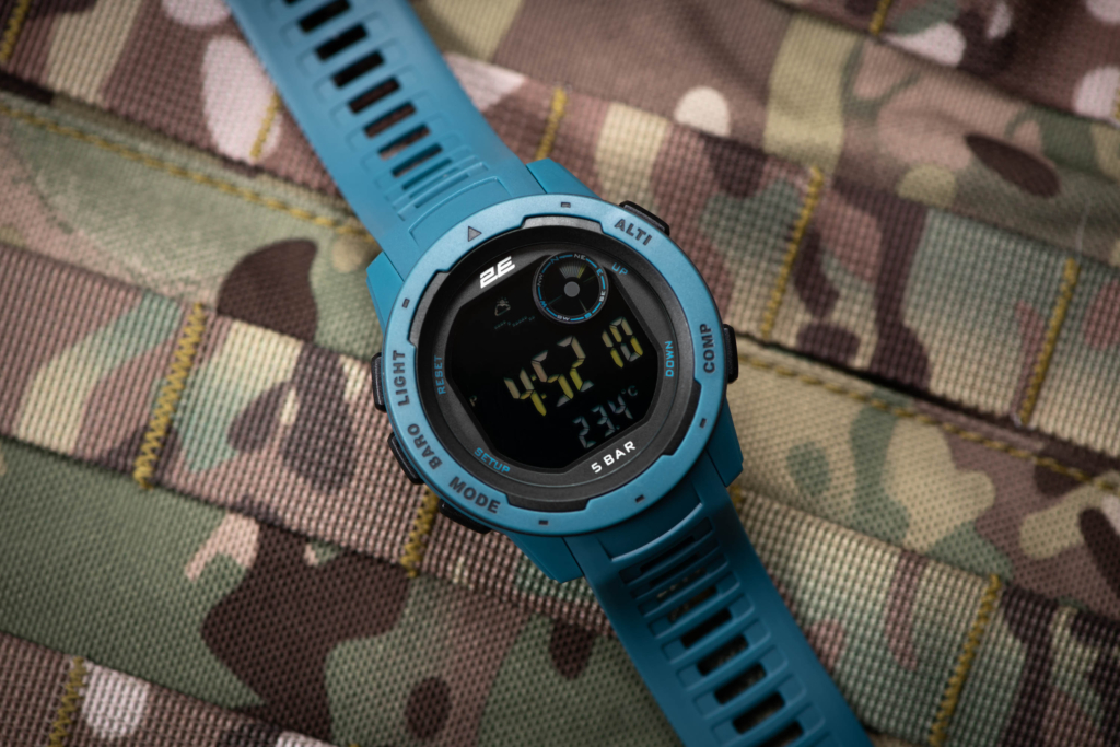 2E Tactical Тактические часы Delta X Blue с компасом и шагомером