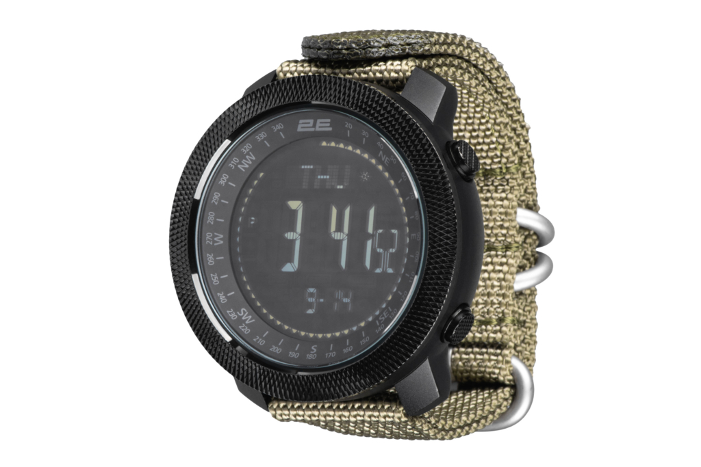 2E Tactical Тактичний годинник Trek Pro Black-Green з компасом, барометром та крокомір
