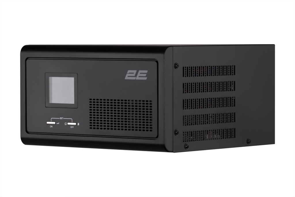 Инвертор 2E HI1600, 1600W, 24V — 230V, LCD, AVR, 2xSchuko + DC output