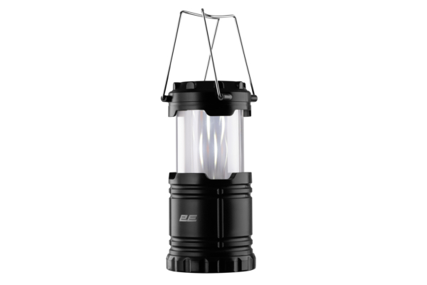 2E Camping lantern on batteries PLBL3AA Flame AAx3 200lm 3W folding 2 lighting modes flame/white light IP44 0.26kg