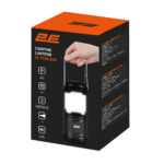 2E Camping lantern on batteries PLBL3AA Flame AAx3 200lm 3W folding 2 lighting modes flame/white light IP44 0.26kg