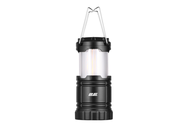 2E Camping lantern on batteries PLBL3AA Flame AAx3 200lm 3W folding 2 lighting modes flame/white light IP44 0.26kg