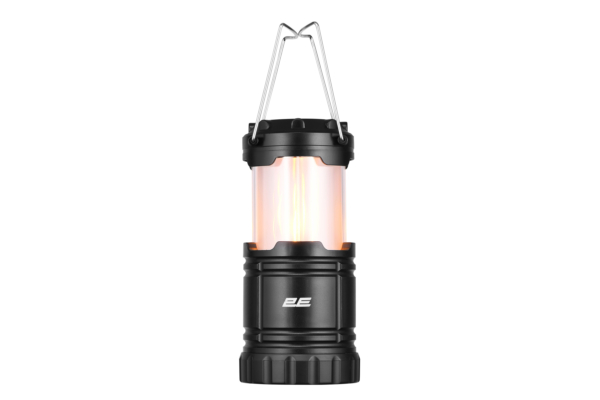 2E Camping lantern on batteries PLBL3AA Flame AAx3 200lm 3W folding 2 lighting modes flame/white light IP44 0.26kg