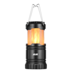 2E Camping lantern on batteries PLBL3AA Flame AAx3 200lm 3W folding 2 lighting modes flame/white light IP44 0.26kg