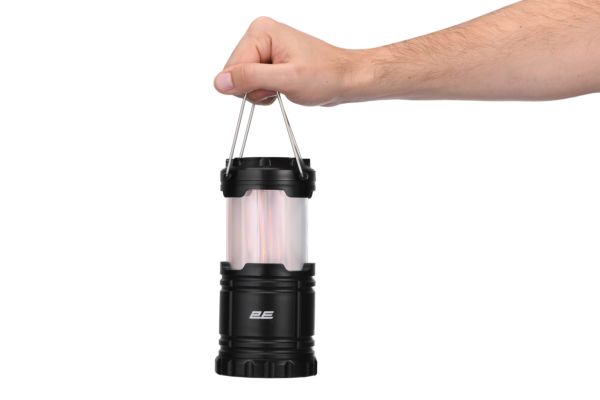 2E Camping lantern on batteries PLBL3AA Flame AAx3 200lm 3W folding 2 lighting modes flame/white light IP44 0.26kg