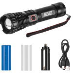 2E Hand lantern rechargeable FLYB2630 USB-C 3000mAh 2000lm 10W 5 lighting modes Power Bank function IP68 0.2kg