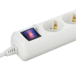 2E Power Strip 3хType F, 3х1.5mm2, 16A, 1.5m, white