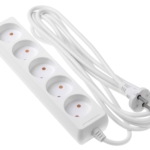 2E Power Strip 5хType C, 2х1mm2, 10A, 3m, white